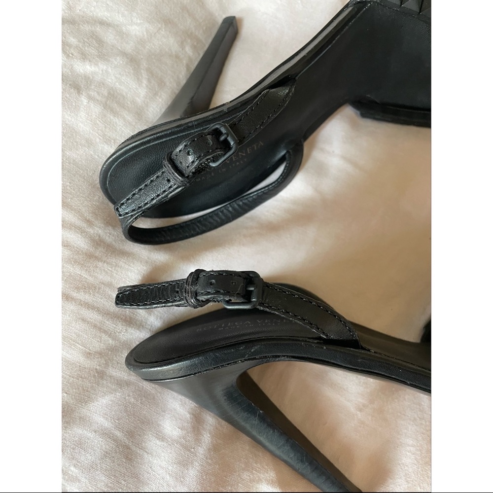 Bottega Veneta Leather Rockstud Slingback Stiletto Sandals - Picture 7 of 7